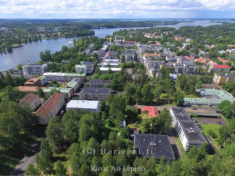 ilmakuva heinolan keskusta