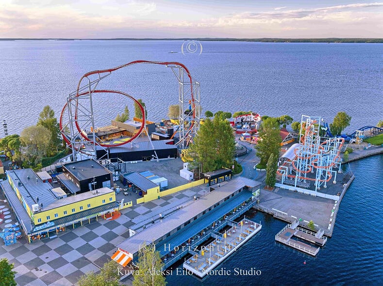 ilmakuva vuoristorata
