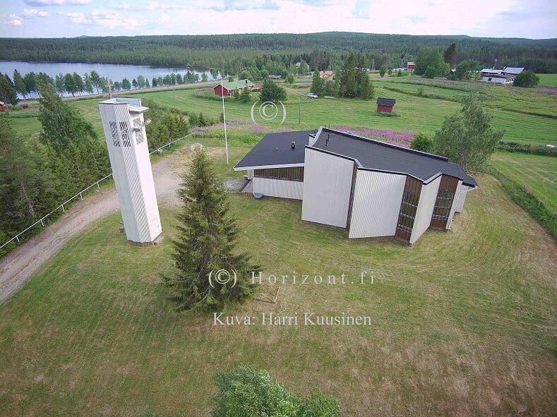 ilmakuva kuusamo kirkko