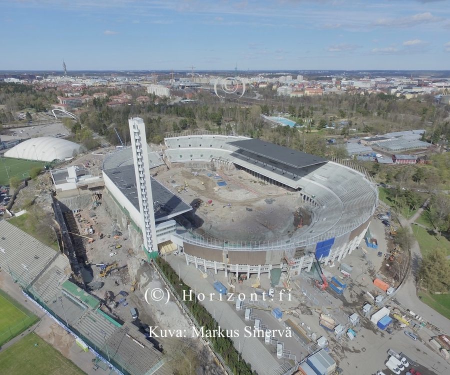 ilmakuva olympiastadion