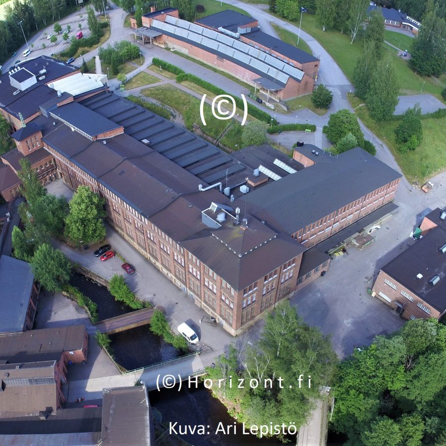 aerial photo factory